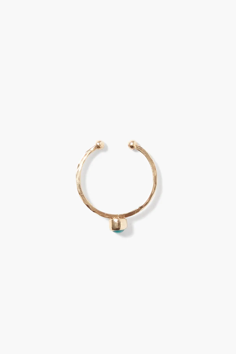 14k Xochi Toe Ring Turquoise