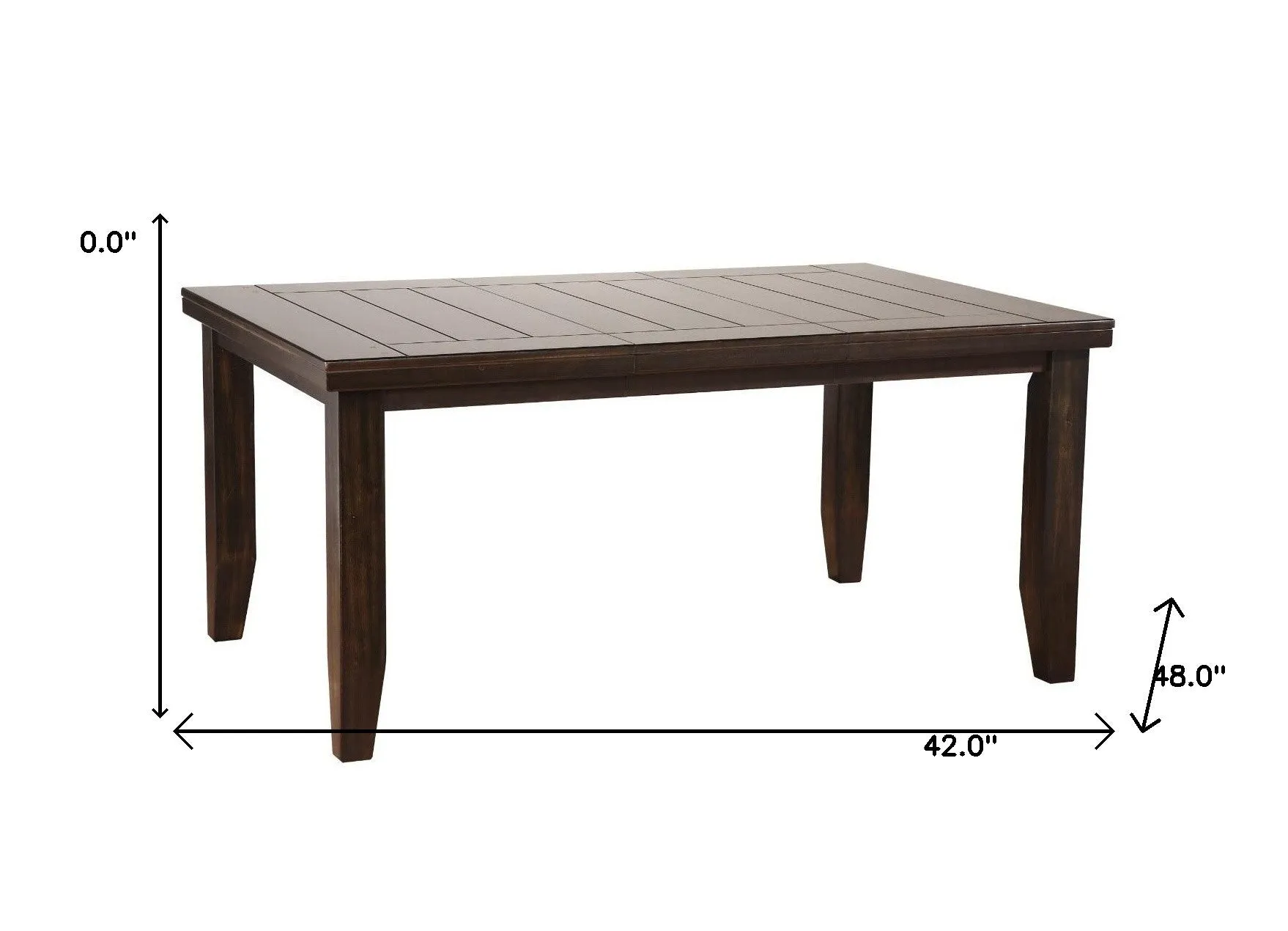 42 Espresso Dining Table