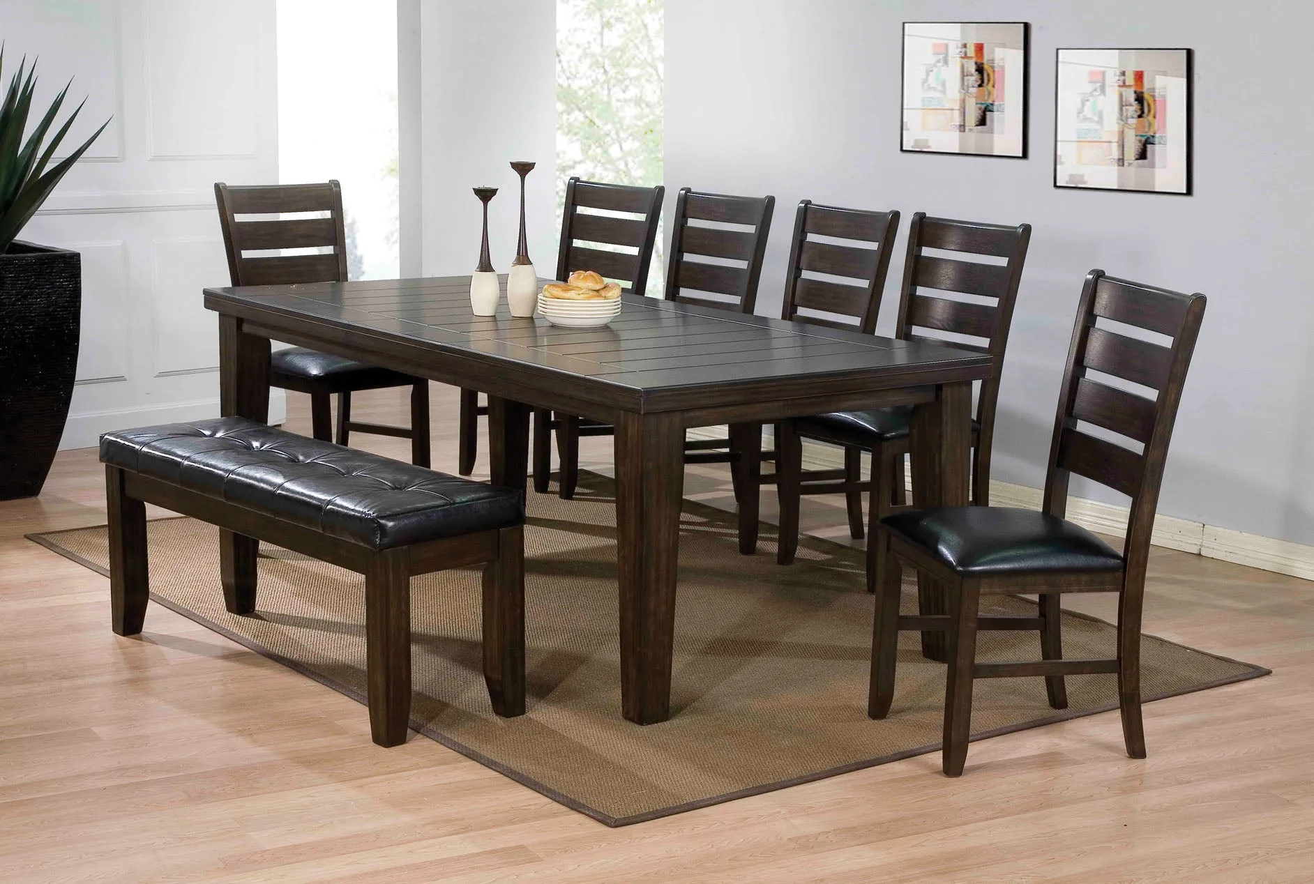 42 Espresso Dining Table