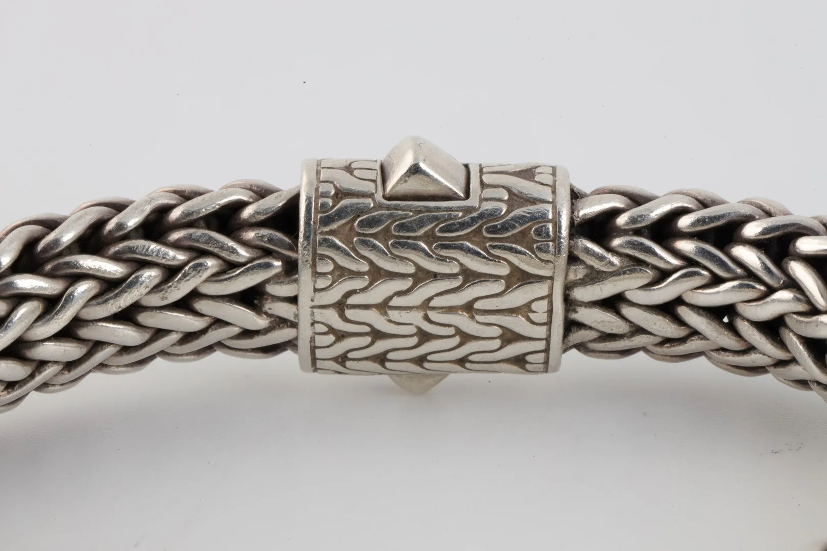 8'' John Hardy 925 Silver Wheat Bracelet (73.14g.)