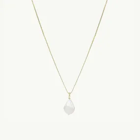 925 FRESH PEARL PENDANT SILVER PLATED