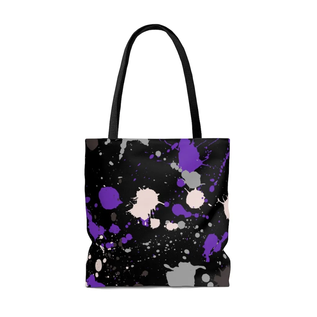 Asexual Paint Splash Tote Bag