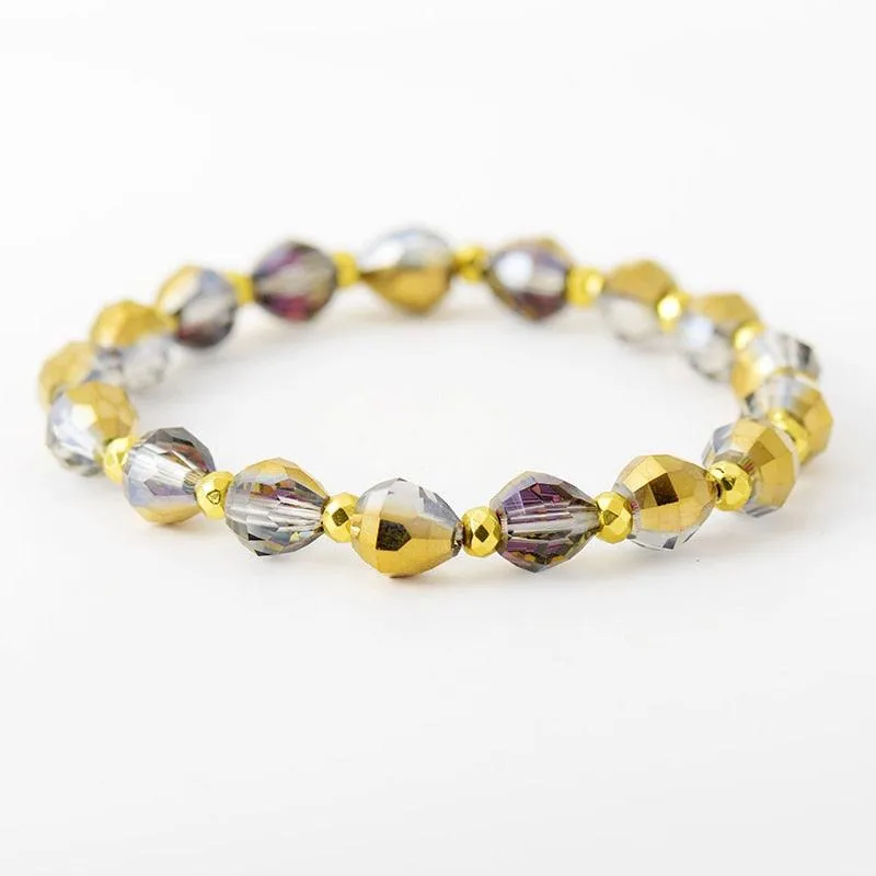 'Beads' Crystal Stretchy Bracelets Set