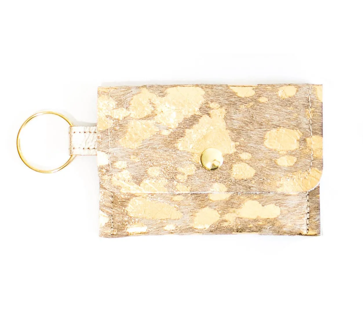 Beaudin Wholesale - Keychain Wallet | Cowhide & Leather Small Card Holder: Dutch