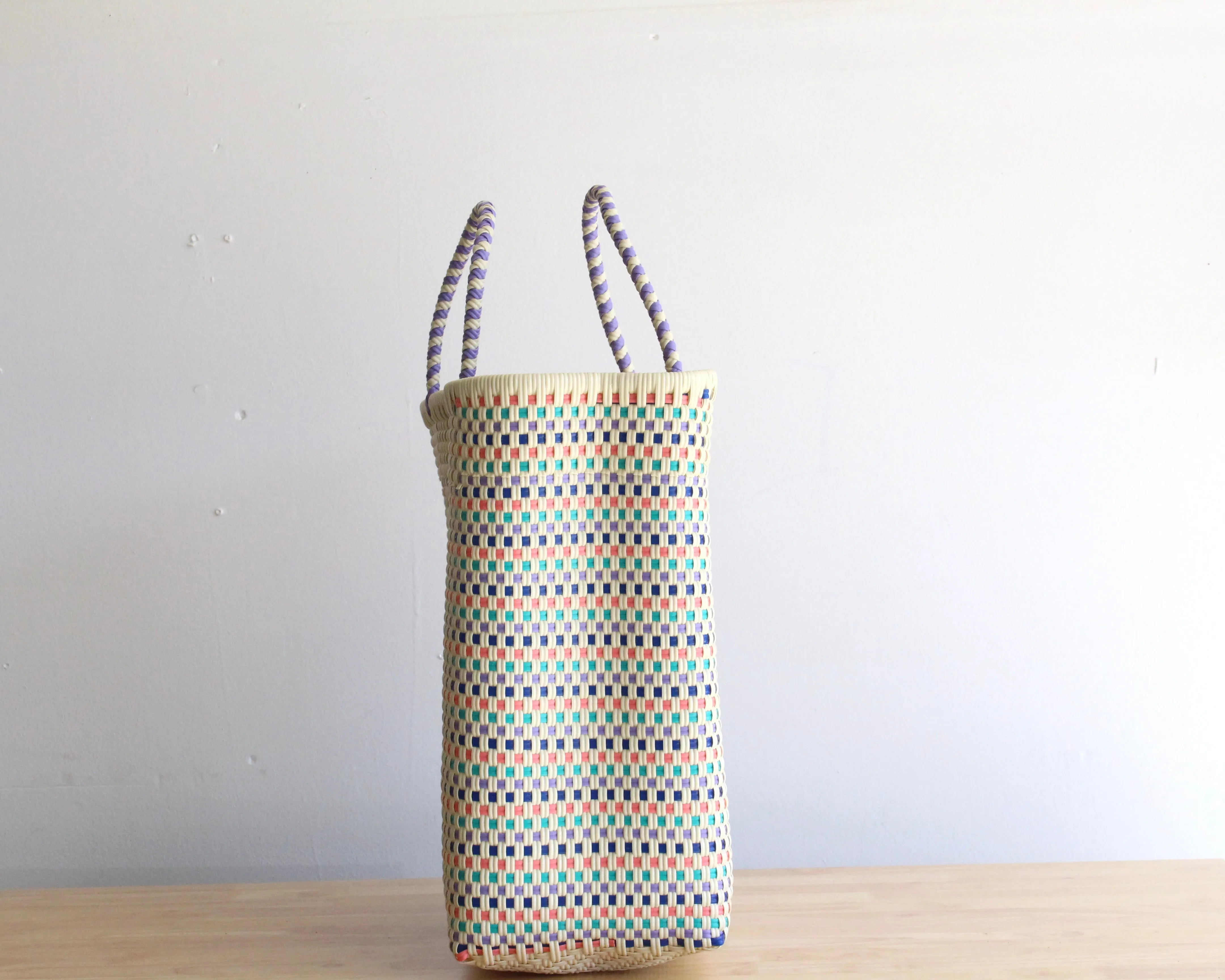 Beige with Colors Tote Bag by MexiMexi