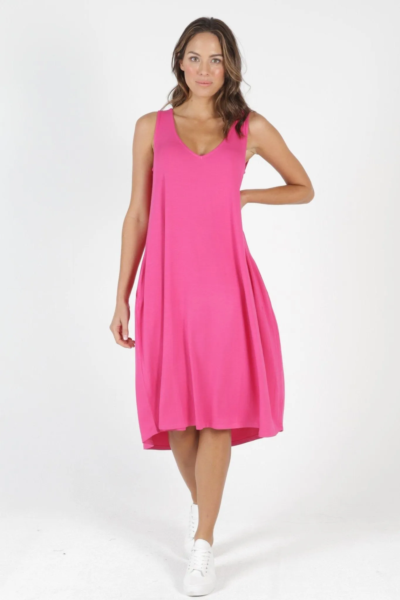 Betty Basics Oman Dress in Fuchsia