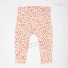 CA Baby Off-white Printed Fleece Tights 3660