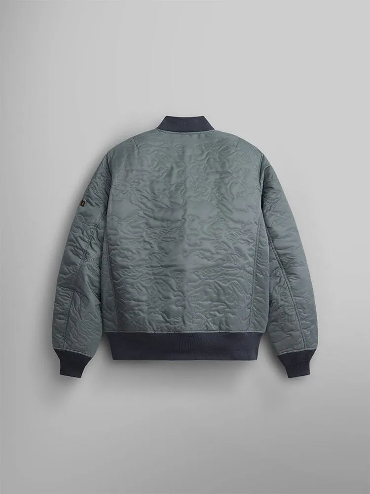 CAMO QUILTED MA-1 BOMBER JACKET