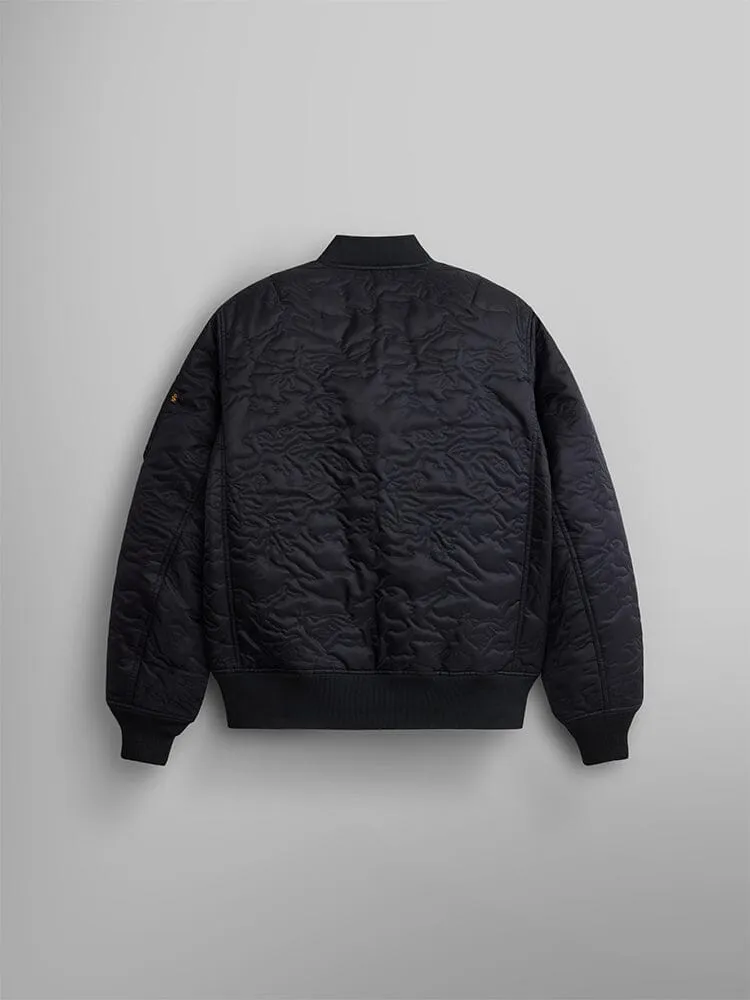 CAMO QUILTED MA-1 BOMBER JACKET