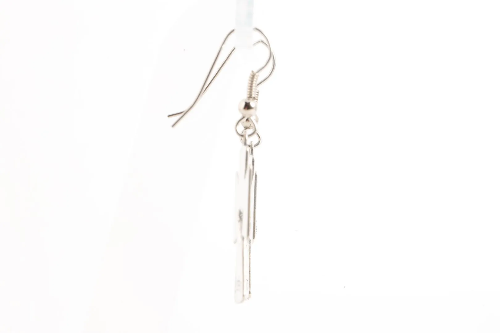 Carolyn Pollack 925 Silver Cross Earrings (4.32g.)