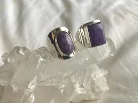 Charoite Medea Ring