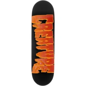 Creature Logo Outline Stump Black/Orange Deck 8.8