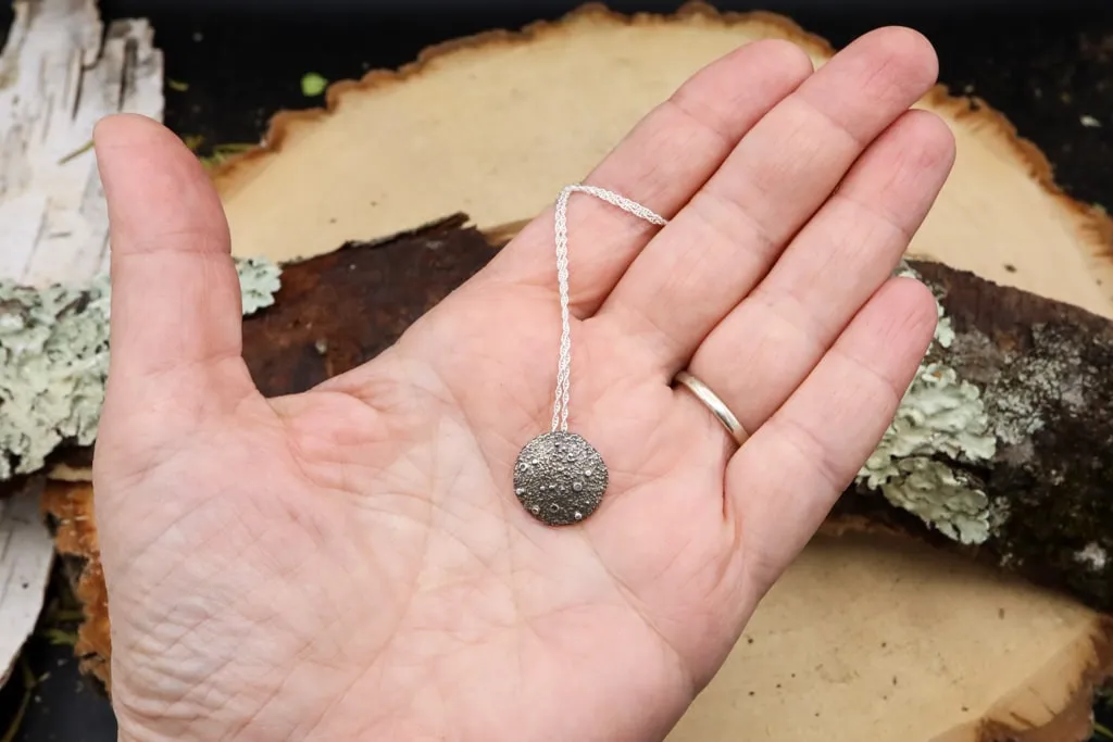 Dainty Full Moon Necklace