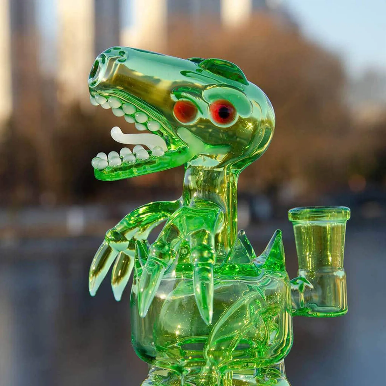 Dino Fab Egg Glass Bong