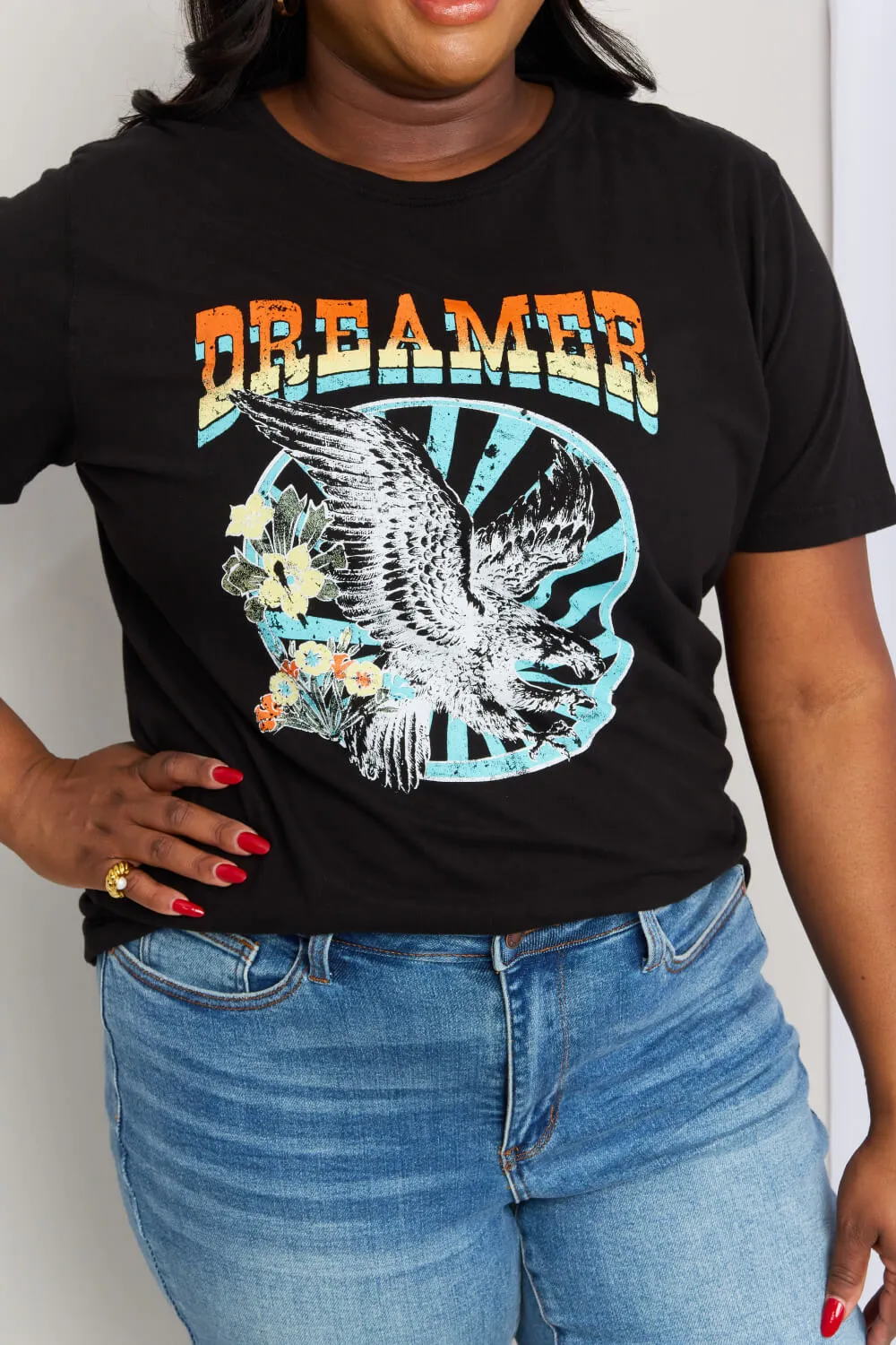 DREAMER Graphic T-Shirt in Black