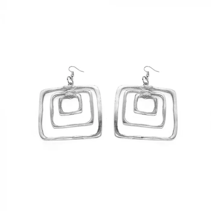 Earrings Three Squares AL17317