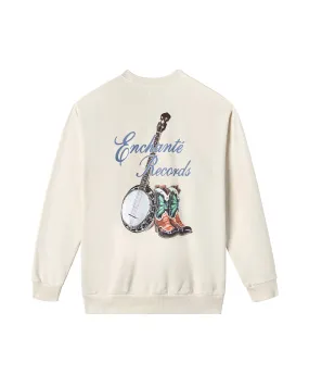 Enchanté Records Crewneck | Creme