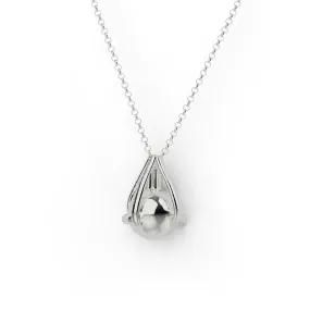 eye necklace | silver