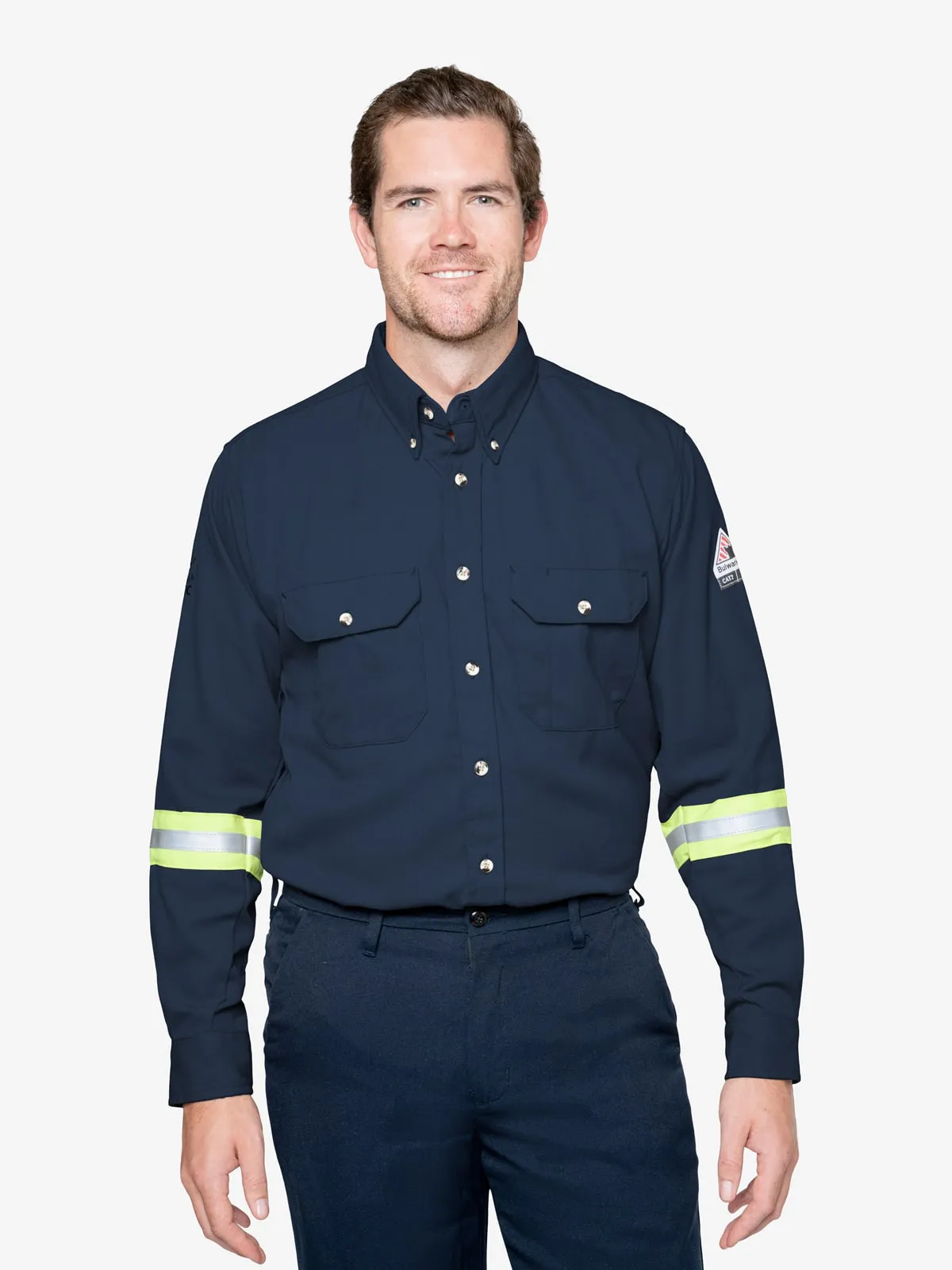 Insect Shield Men's 7 oz. Tecasafe® Flame Resistant Uniform Shirt w/ Hi-Vis