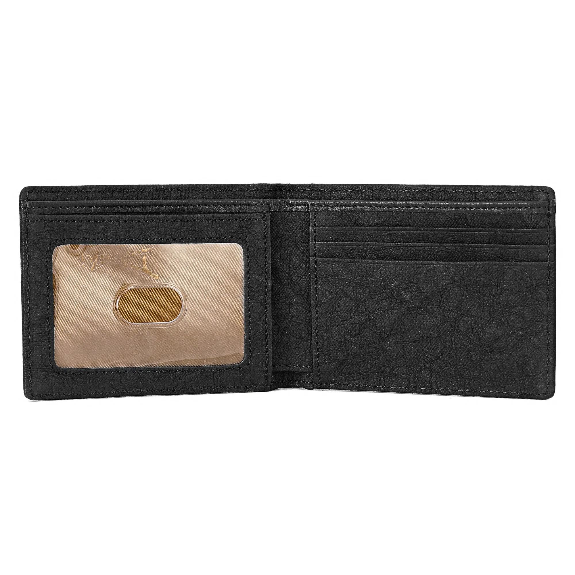 Italian Kraft Paper Slim Sustainable Vegan Wallet w/ ID sleeve