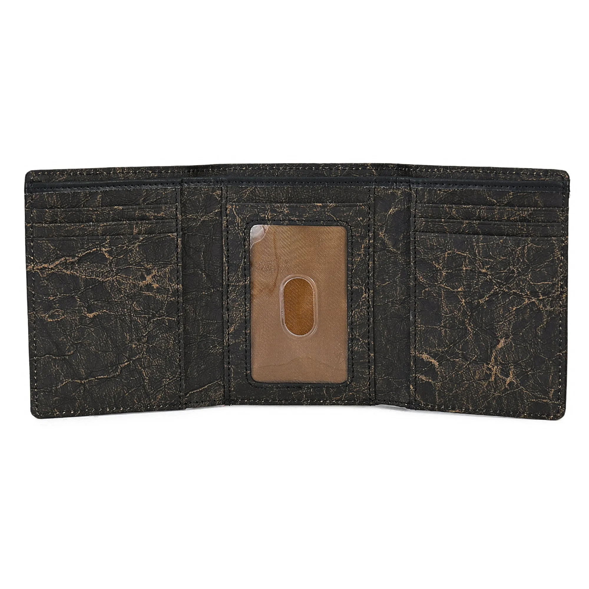 Italian Kraft Paper Sustainable Vegan Trifold Wallet