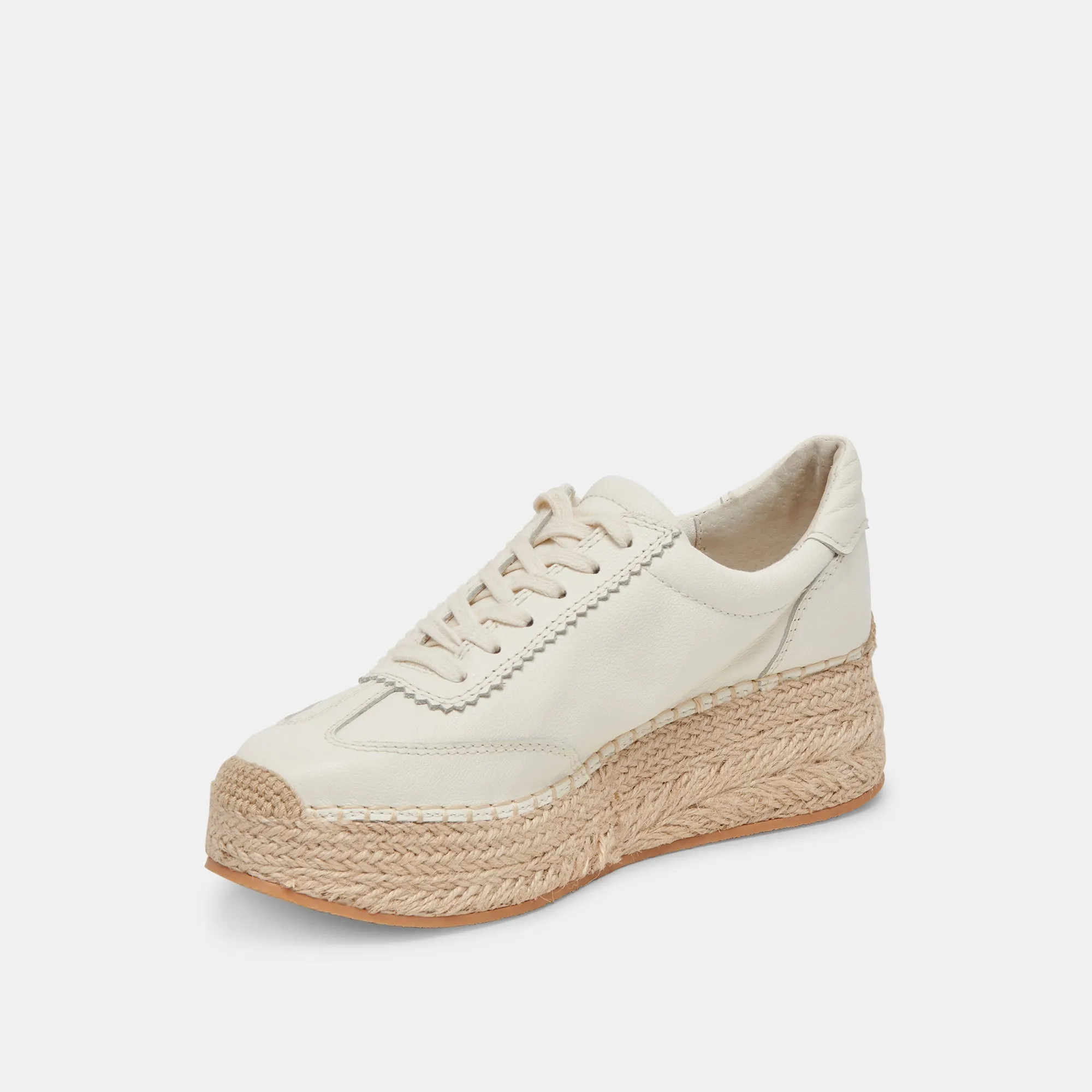 JAJA SNEAKERS WHITE LEATHER - re:vita