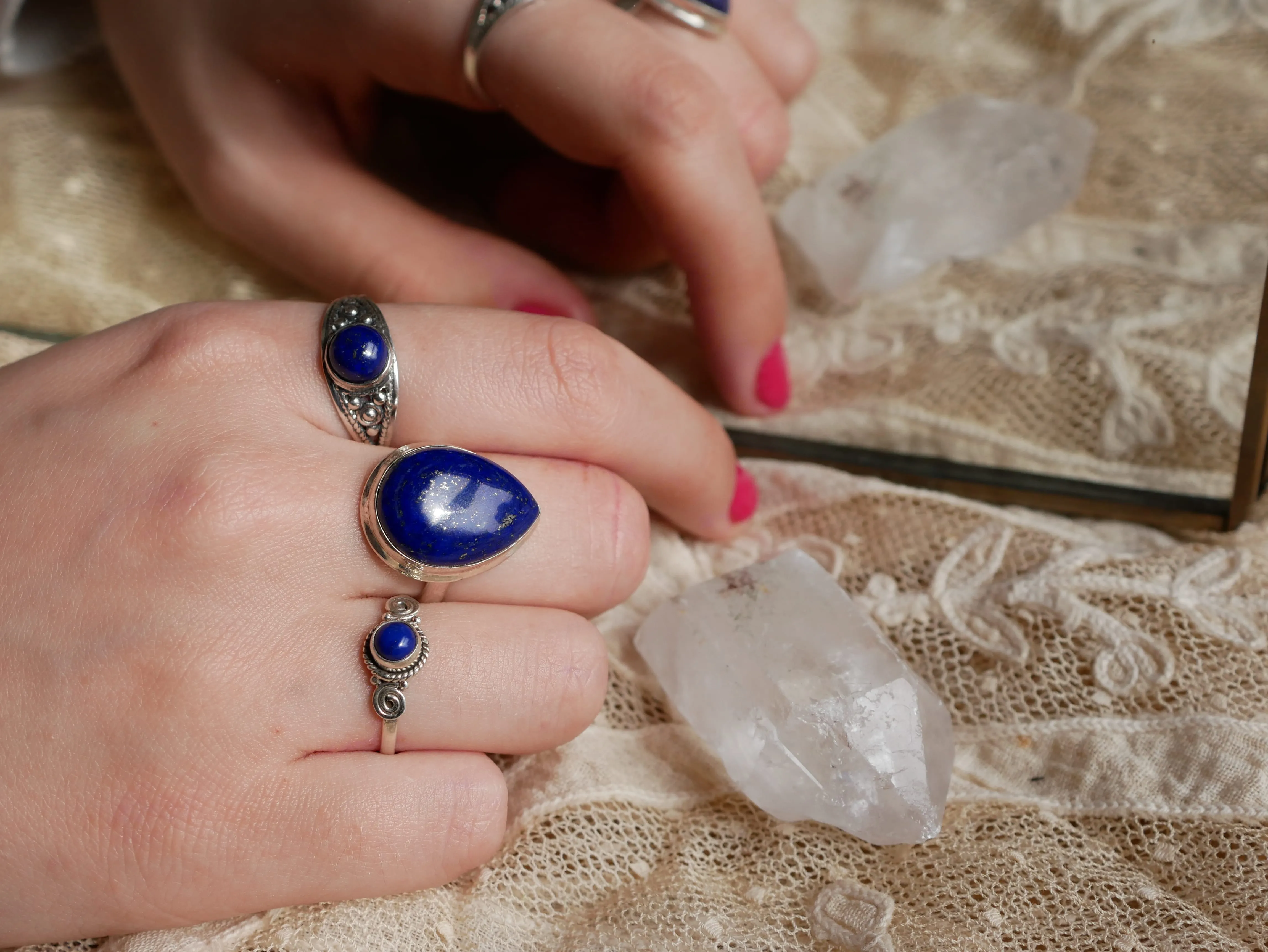 Lapis Lazuli Kala Ring