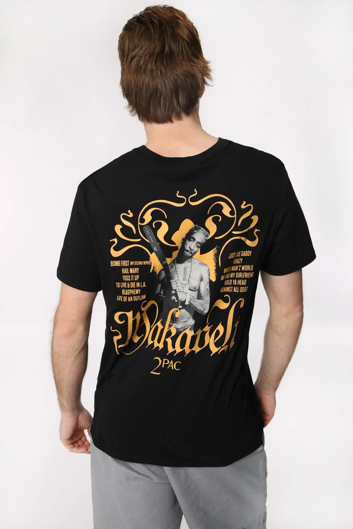 Mens Tupac Makaveli T-Shirt