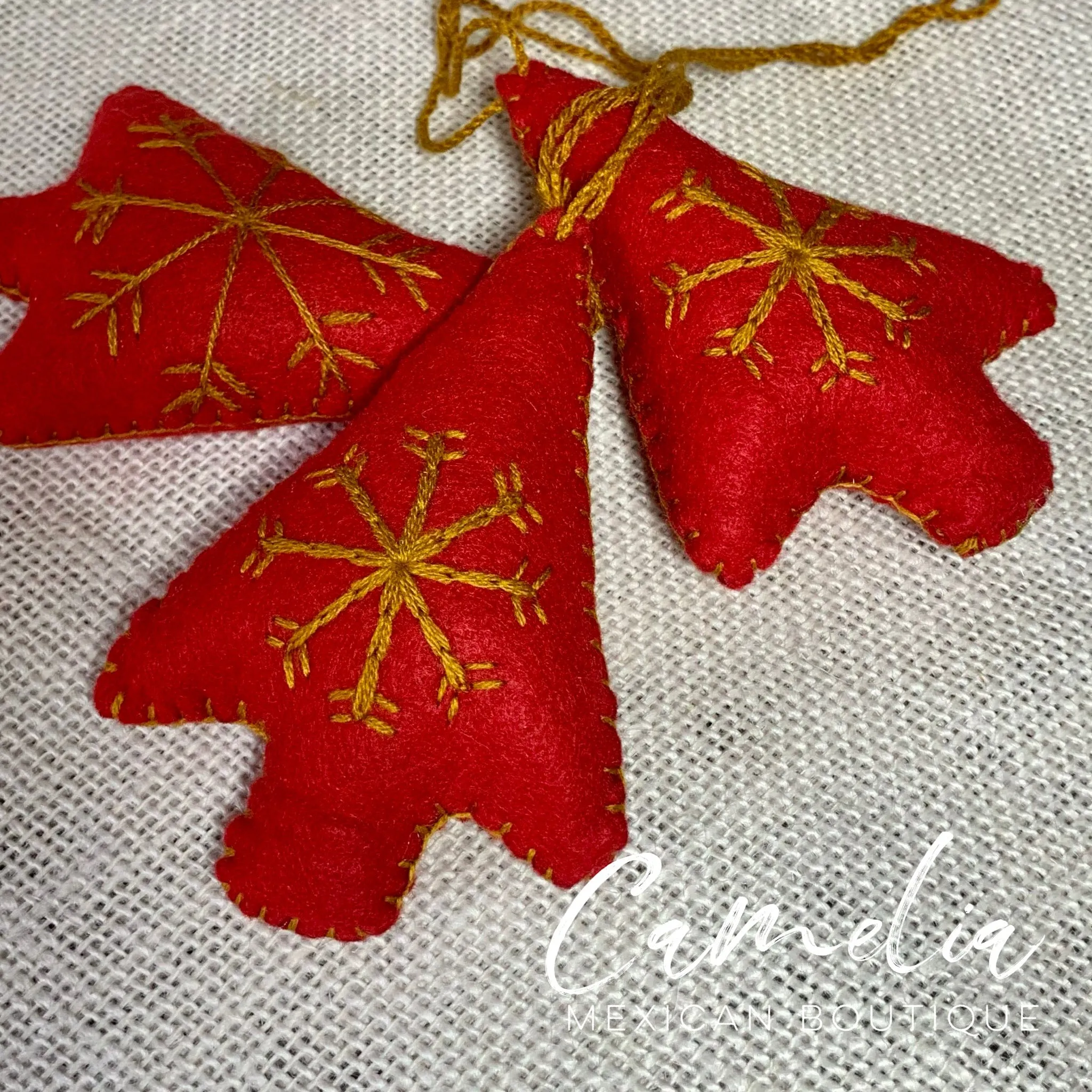 Mexican Felt Ornament Christmas Tree Small