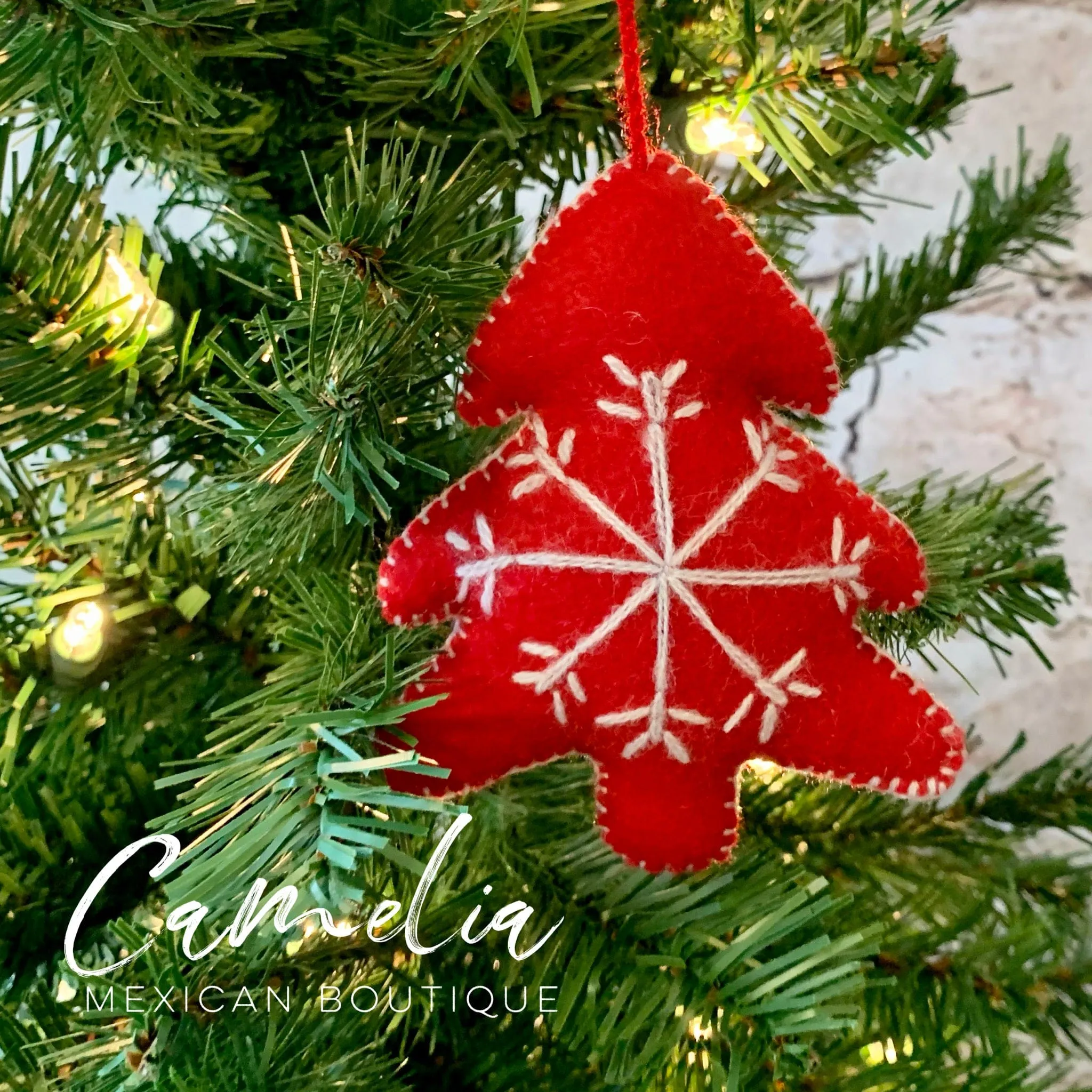 Mexican Felt Ornament Christmas Tree