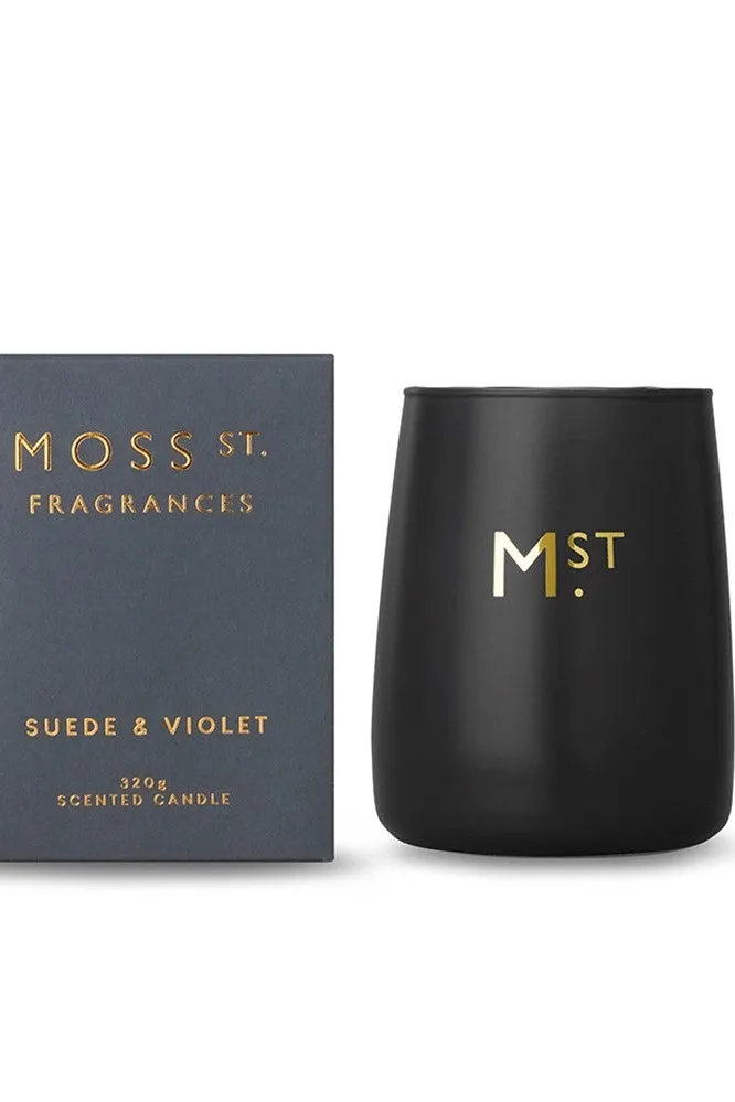 Moss St Candle - Suede & Violet