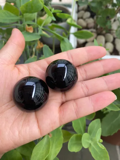 Natural Obsidian Sphere Crystal, Obsidian Sphere Healing Crystal Ball, Obsidian Stone,Meditation,Protection from Negative Energy,Root Chakra