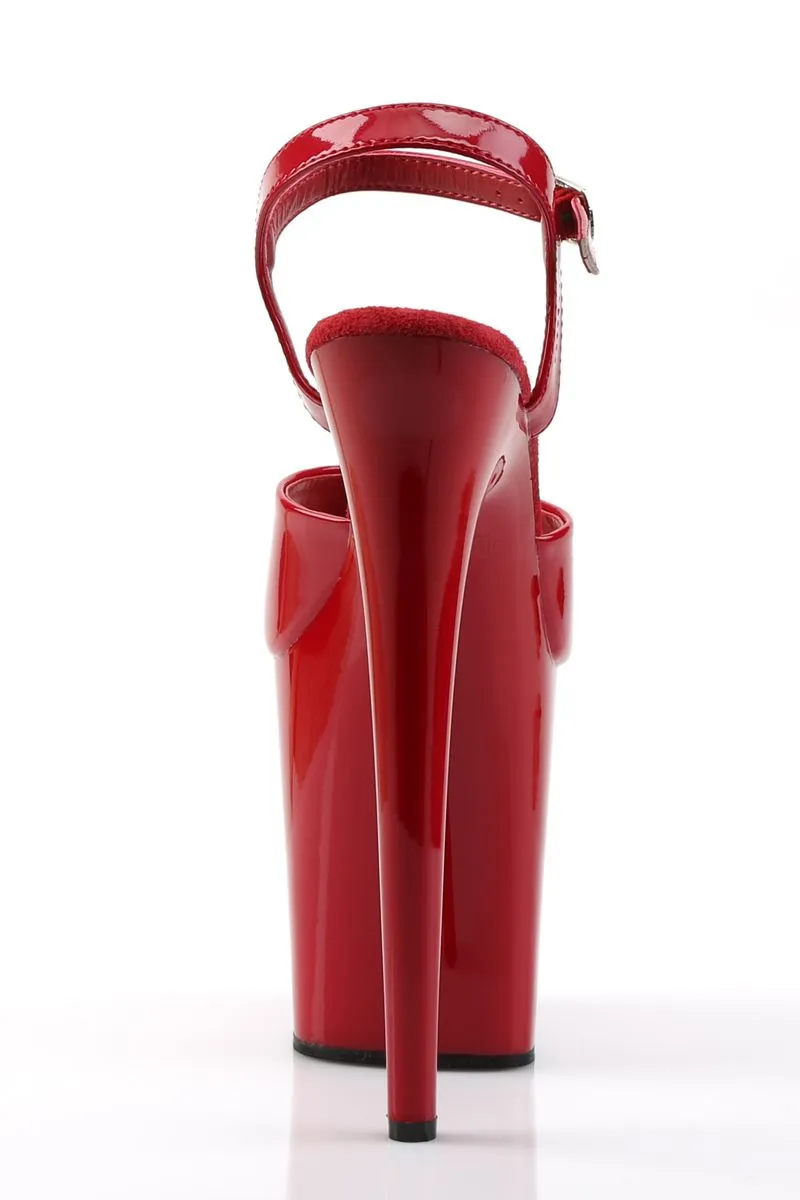 Pleaser USA Flamingo-809 8inch Pleasers - Patent Red