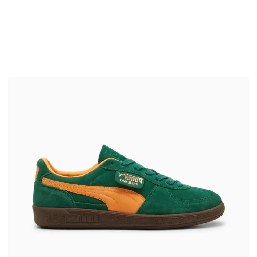 PUMA SNEAKERS PU397271-05 PALERMO JR KIDS VERDE-ARANCIO