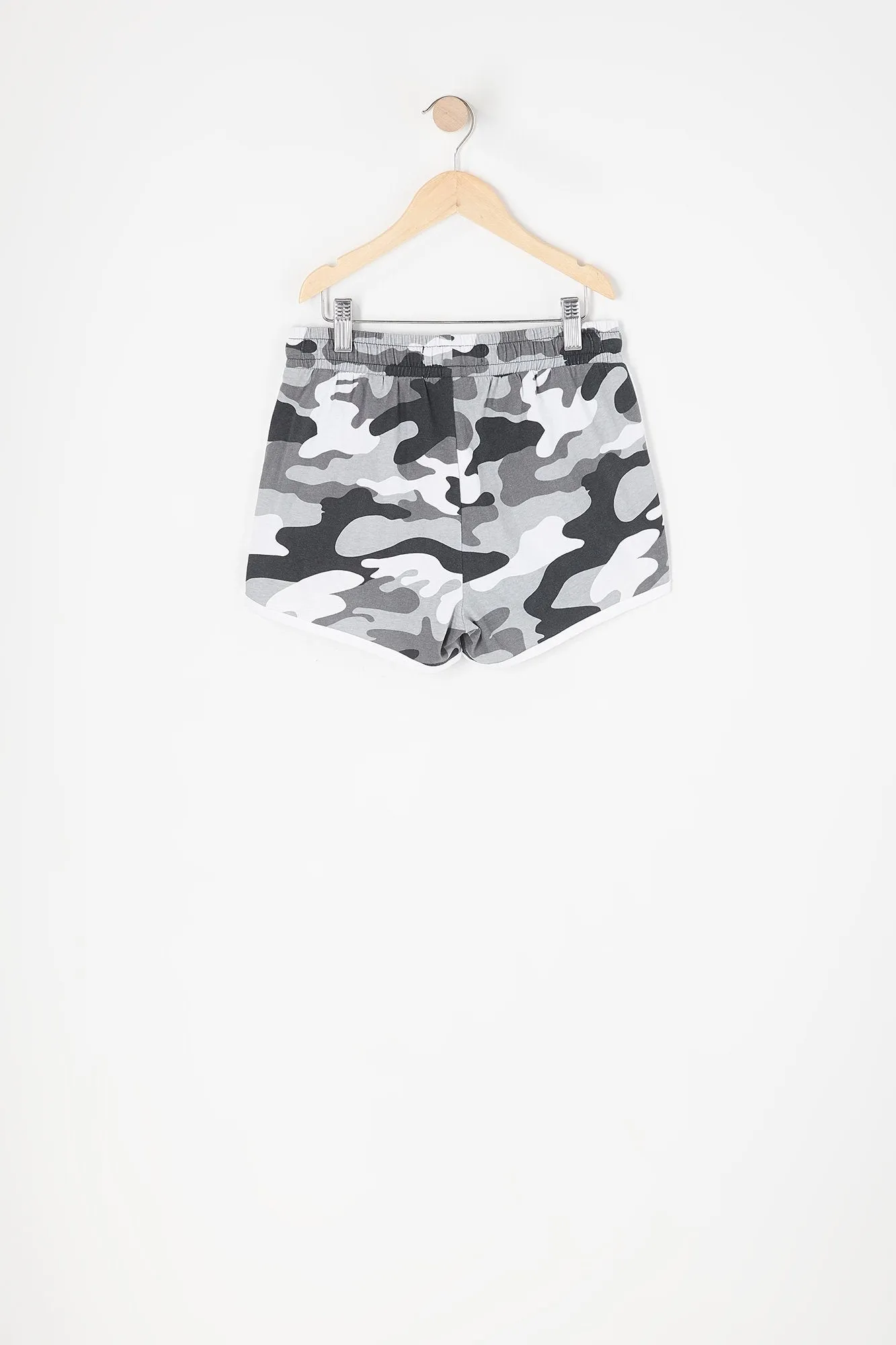 Short à taille coulissante avec camouflé ourlet arrondi pour fille