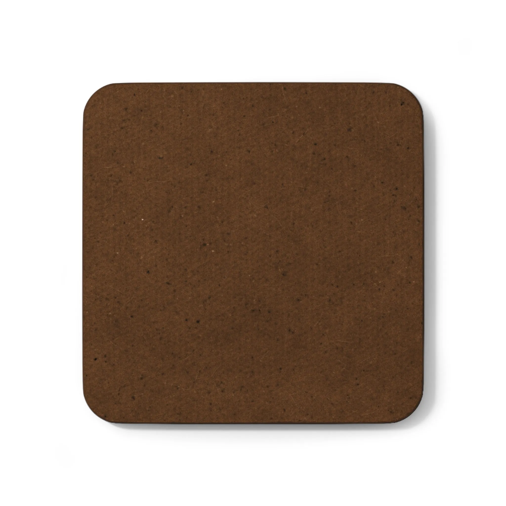 Single QR Code Hardboard Back 1 piece Coaster - Block Her On Everything