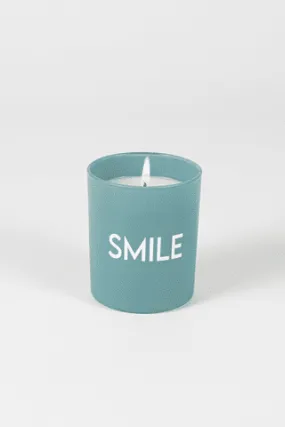 Smile Teal Soya Wax Blended Candle