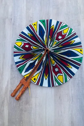 Soweto Ankara Foldable Fan