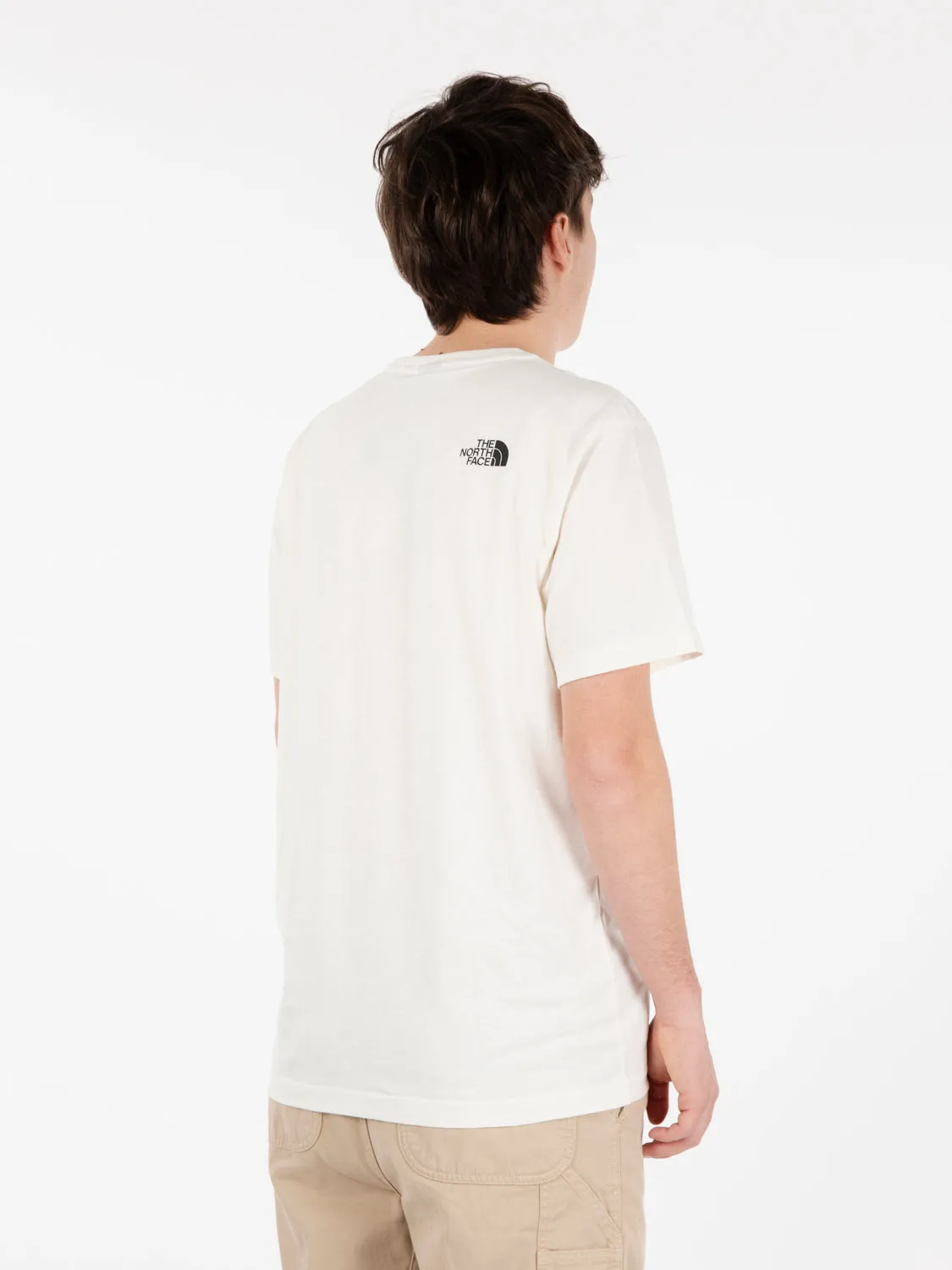 T-shirt Berkeley California s/s scrap white dune