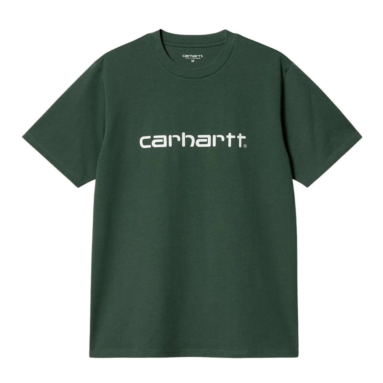 T-shirt Carhartt WIP S/S Script Verde