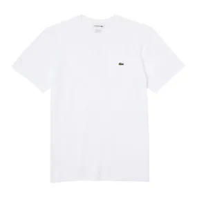 T-shirt Collo Serafino Cotone Pima Bianco