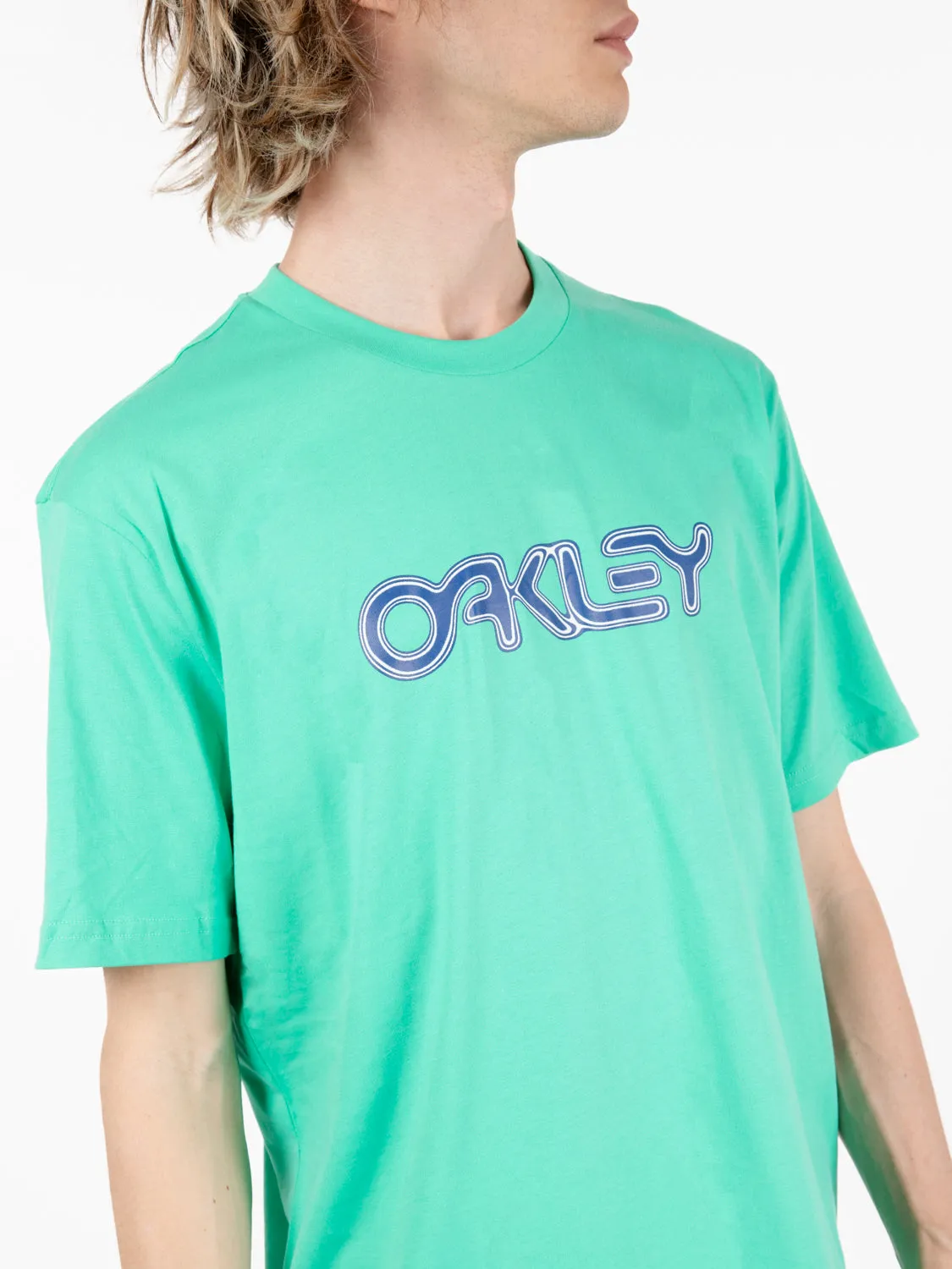 T-shirt con stampa menta