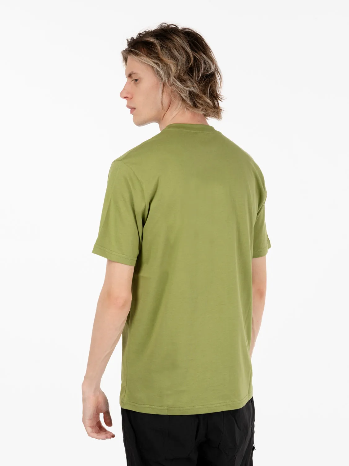 T-shirt con stampa verde