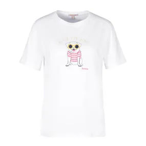 T-shirt Donna Barbour Addison Bianco