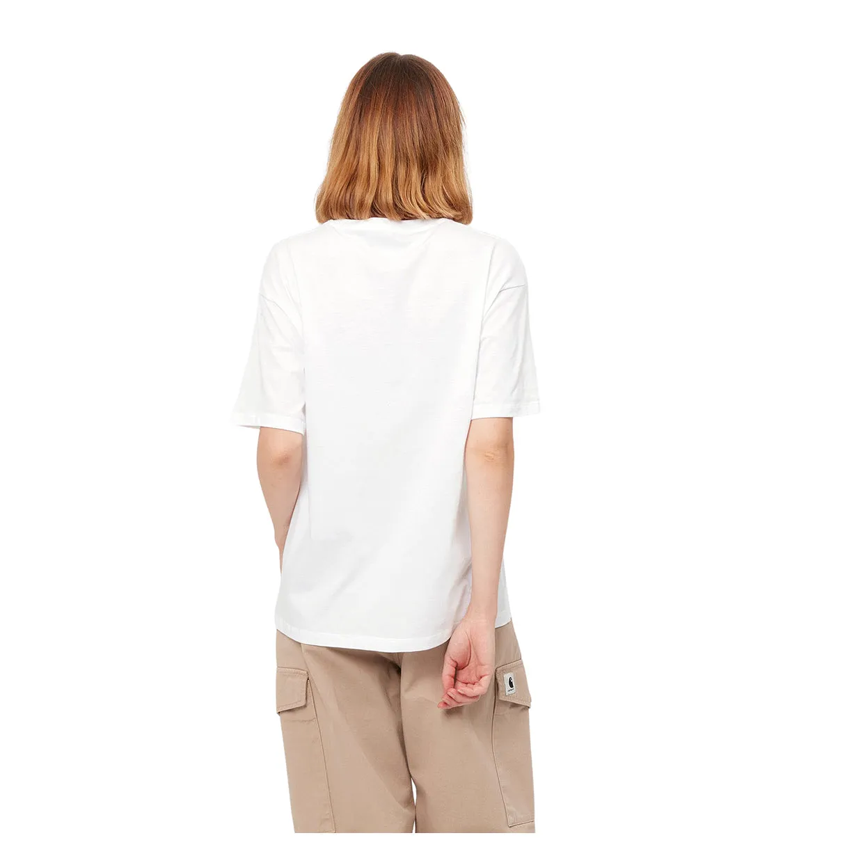 T-shirt Donna Carhartt WIP  W' S/S Chase Bianco