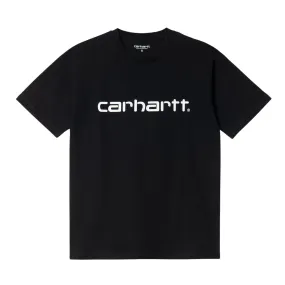 T-shirt Donna Carhartt WIP W' S/S Script Nero