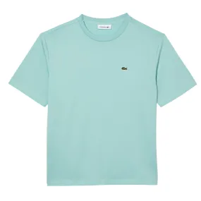 T-shirt Donna Lacoste Girocollo Verde Acqua