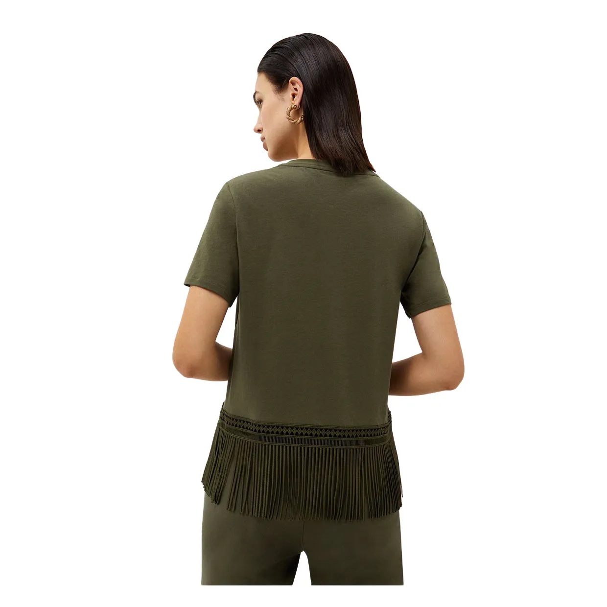 T-shirt Donna Liu-Jo Frange Verde