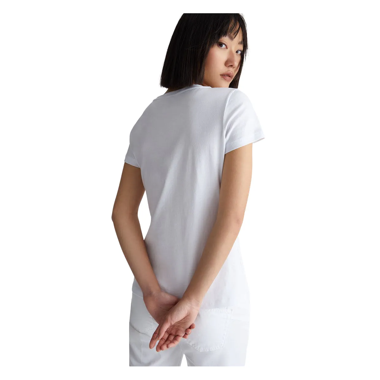 T-shirt Donna Liu-Jo Stampa Ice Cream Bianco