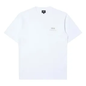 T-shirt Edwin Logo Bianco